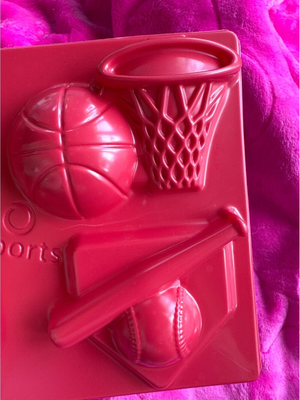 Jell-O Sports Jiggler Mold Set of 3 Vintage Plastic Molds